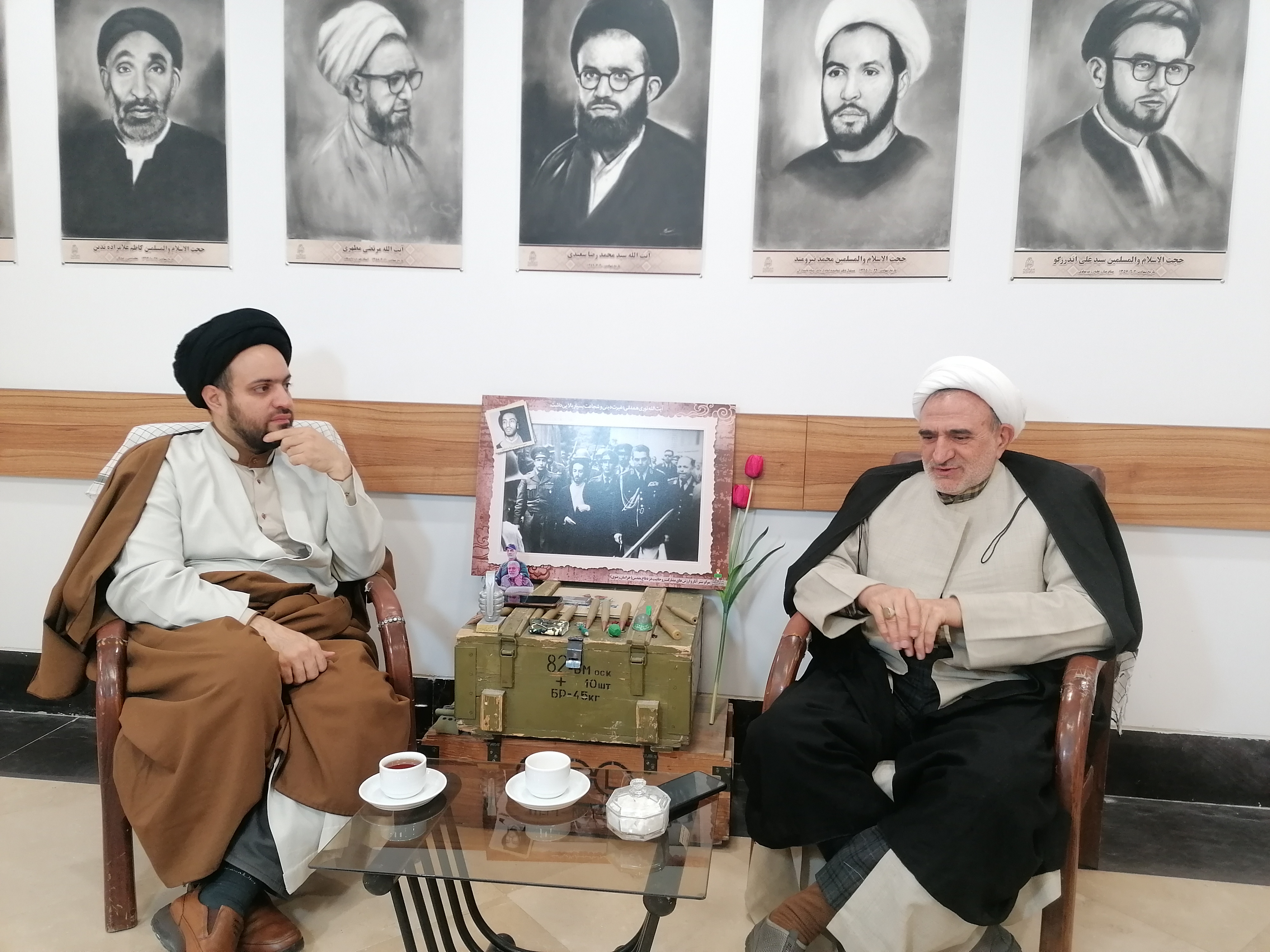 جلسات برگزارشده تاریخ شفاهی با رزمندگان روحانی دفاع مقدس