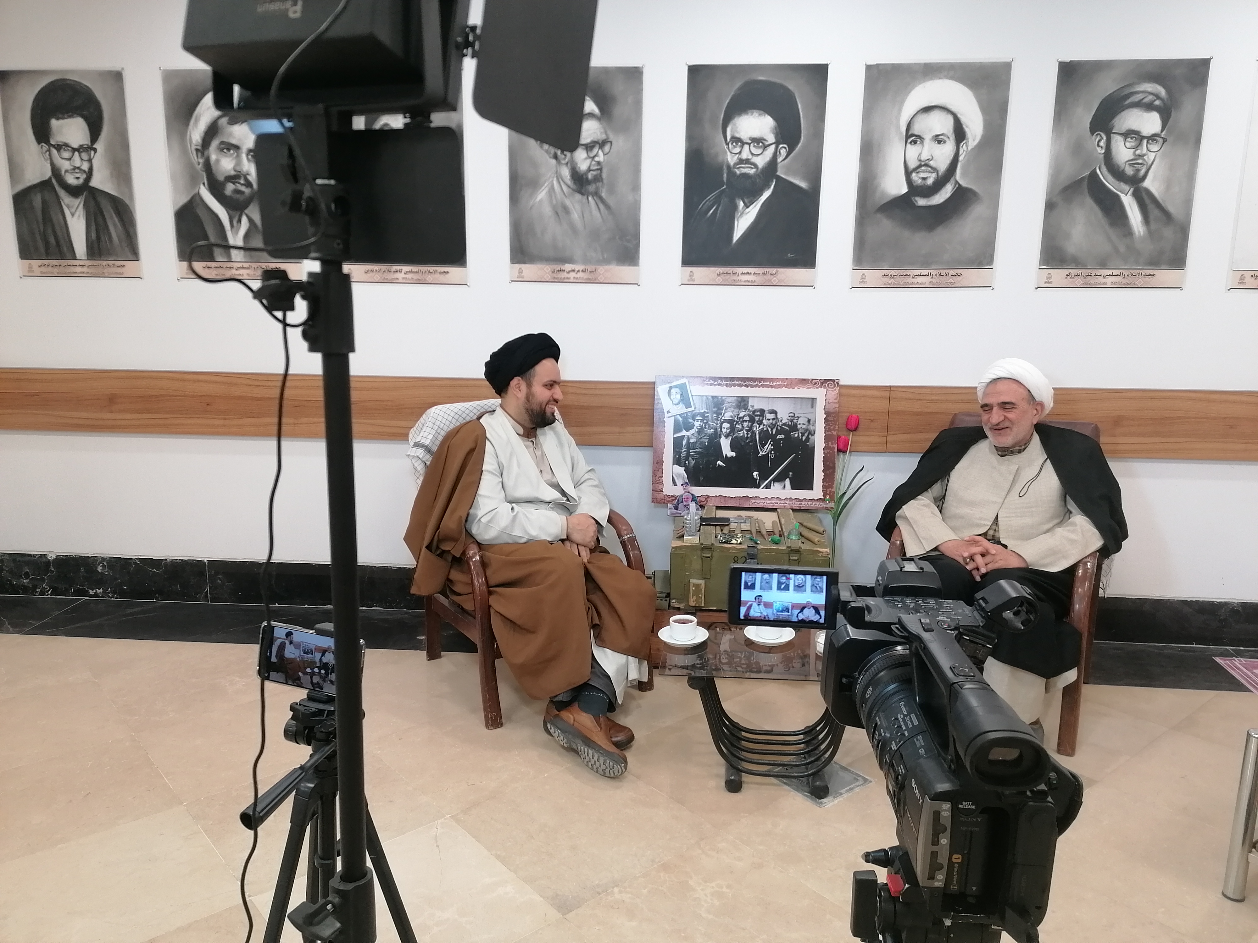 جلسات برگزارشده تاریخ شفاهی با رزمندگان روحانی دفاع مقدس