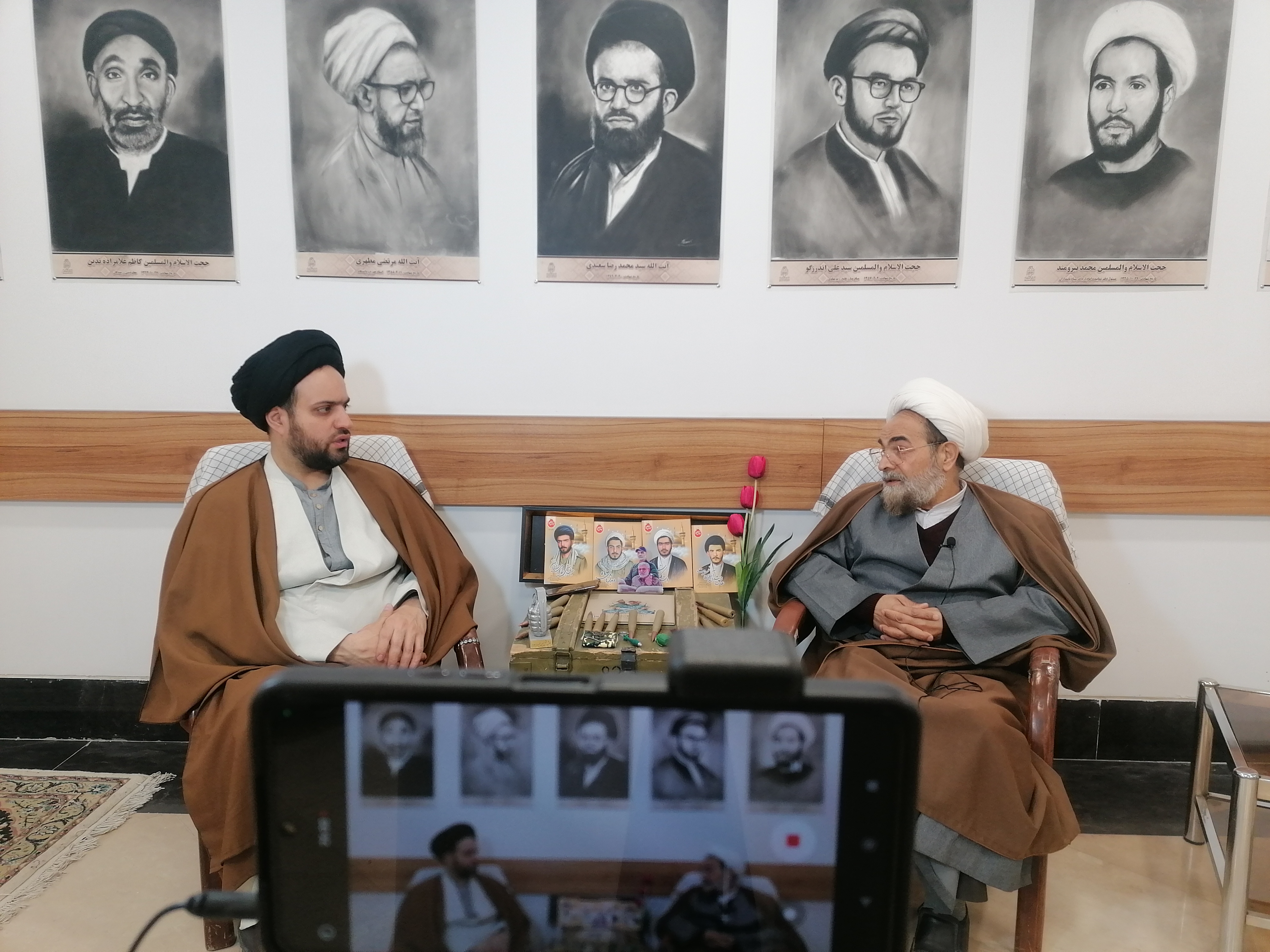 جلسات برگزارشده تاریخ شفاهی با رزمندگان روحانی دفاع مقدس