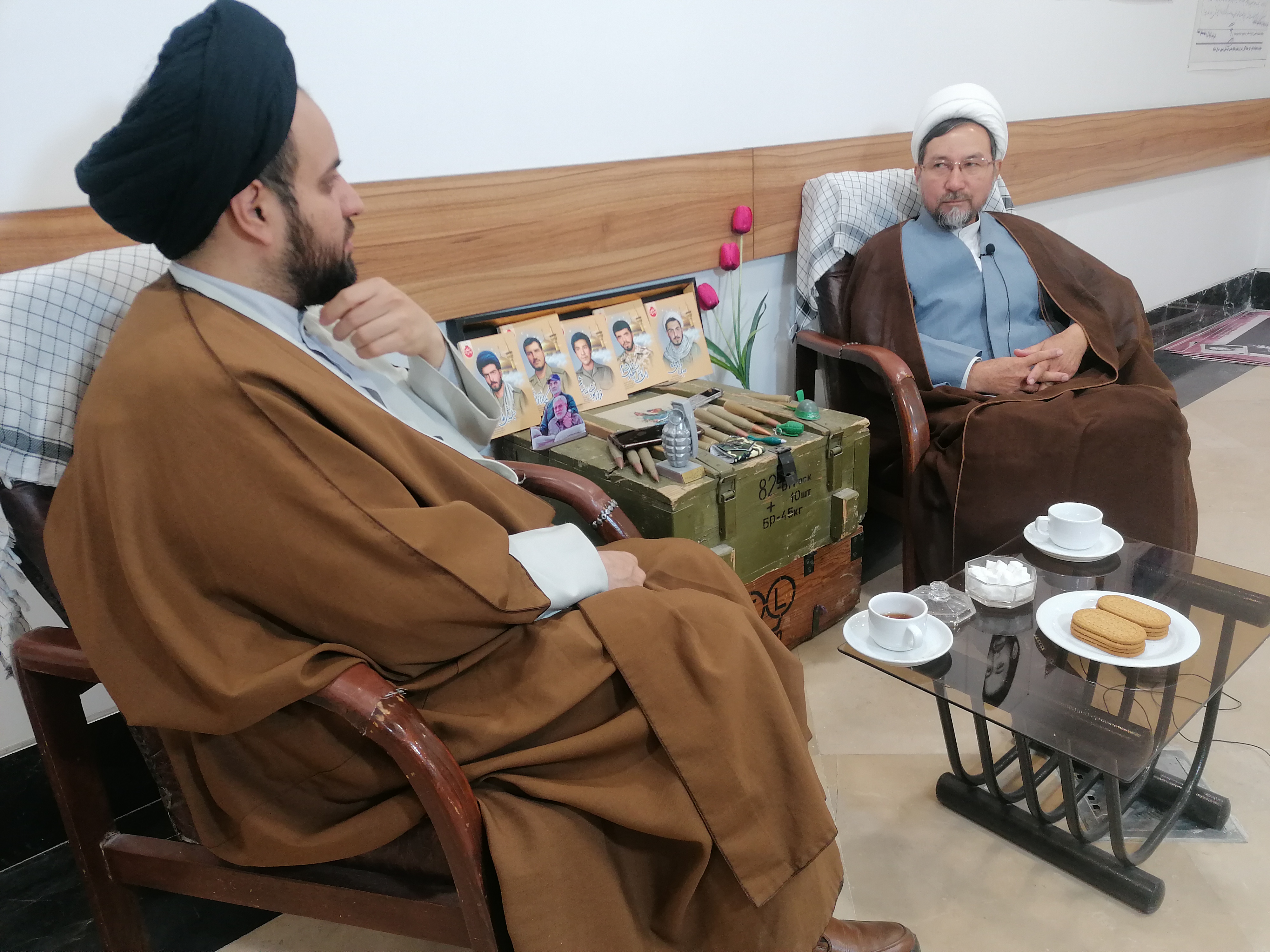 جلسات برگزارشده تاریخ شفاهی با رزمندگان روحانی دفاع مقدس