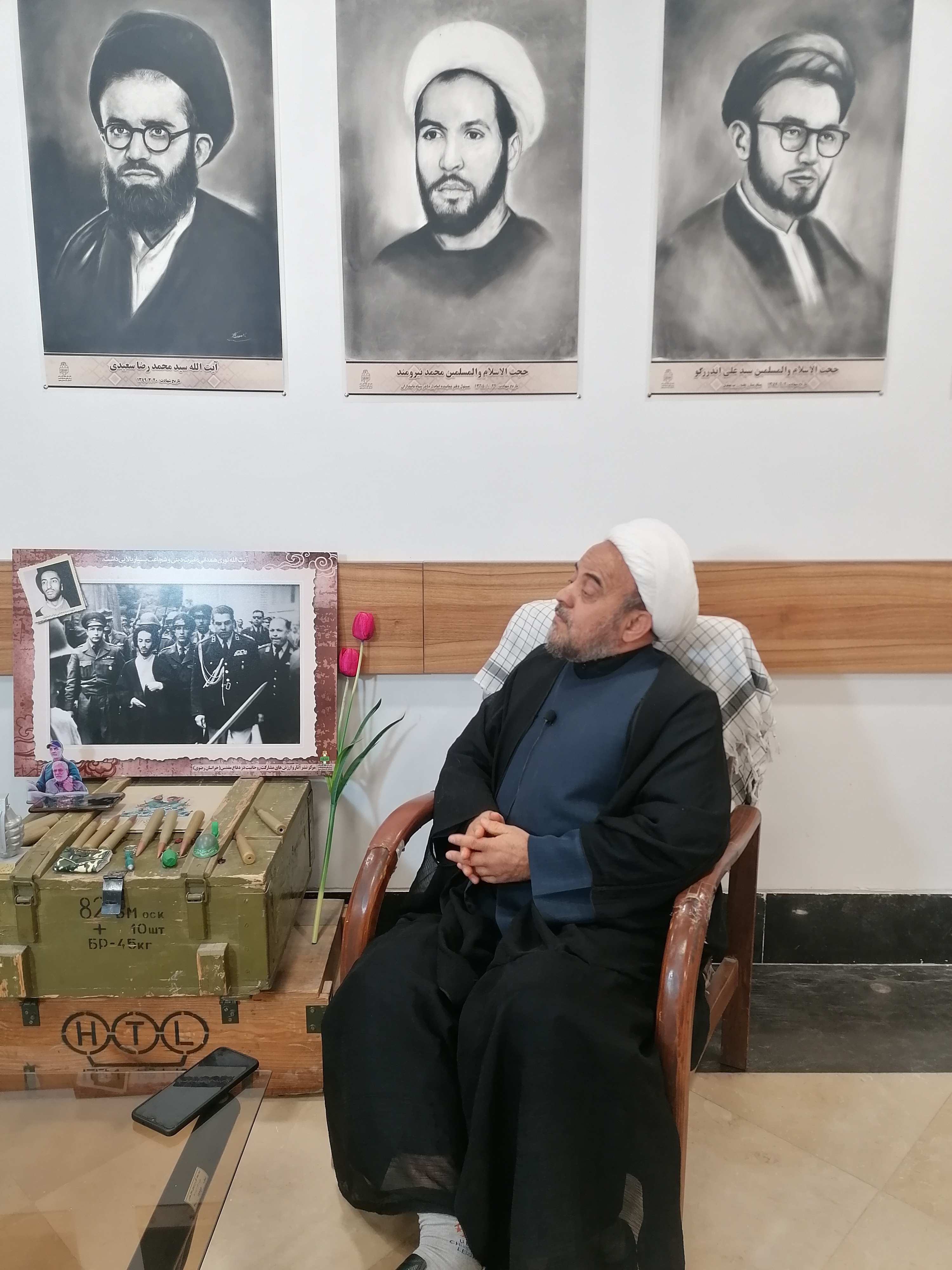 مصاحبه تاریخ شفاهی روحانی ایثارگر حجت الاسلام و المسلمین جواهری