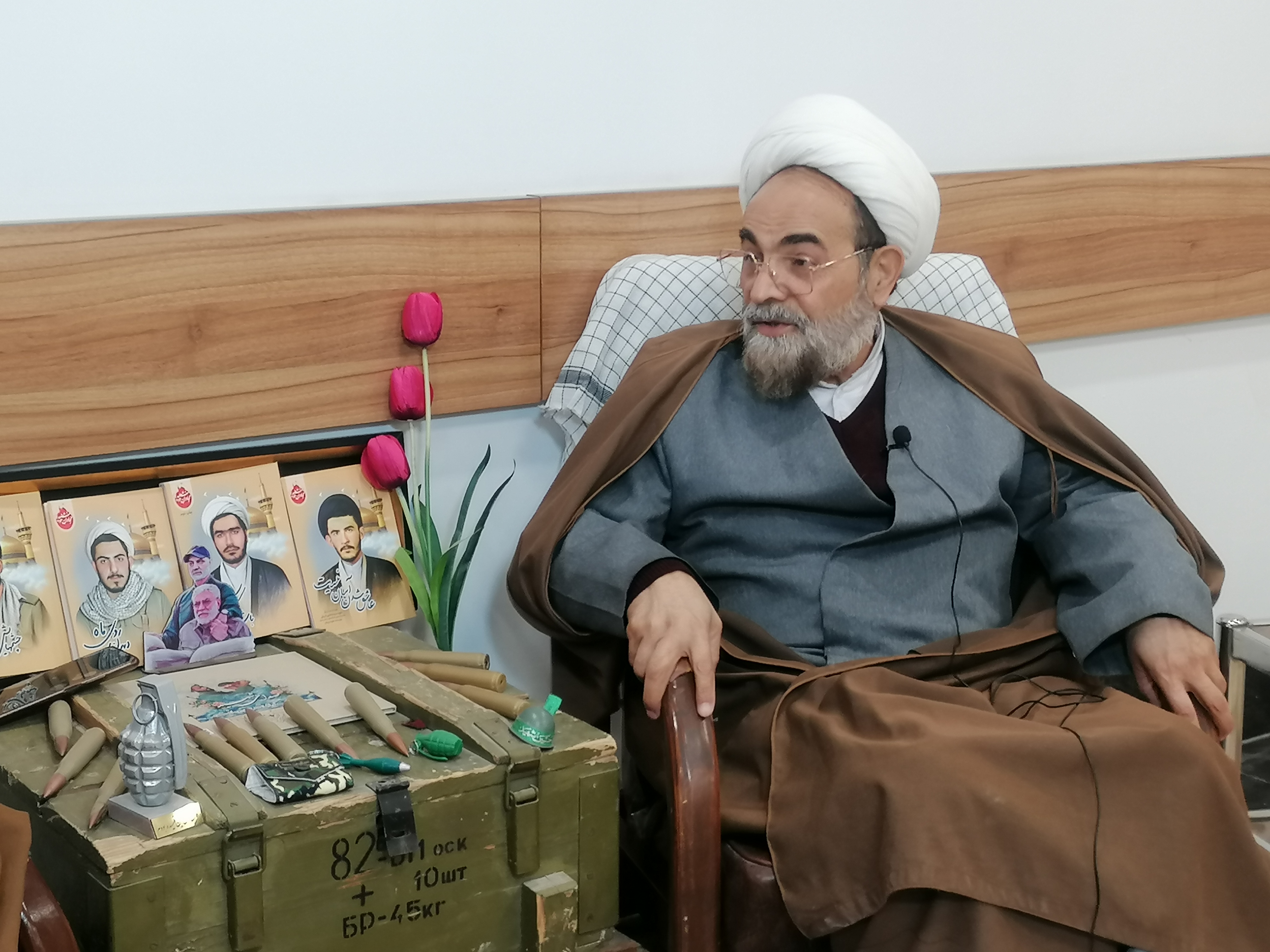 مصاحبه تاریخ شفاهی روحانی ایثارگر حجت الاسلام و المسلمین شم آبادی